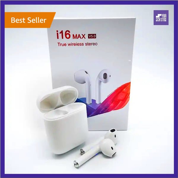 TWS i16 MAX Airpods_ with Super Sound & High Quality true wireless stereo